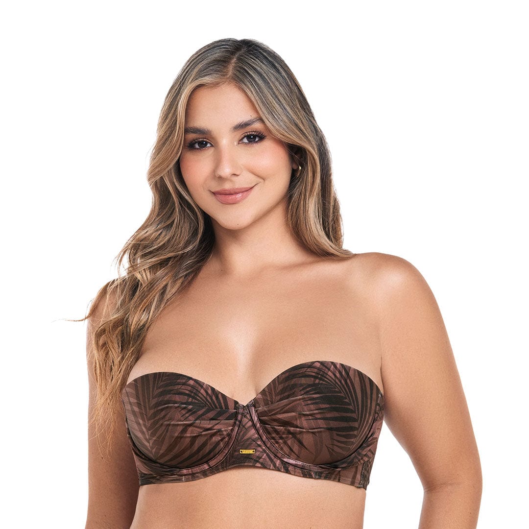 HALTER - STRAPLESS DE BAÑO CON ARO - imagen 2