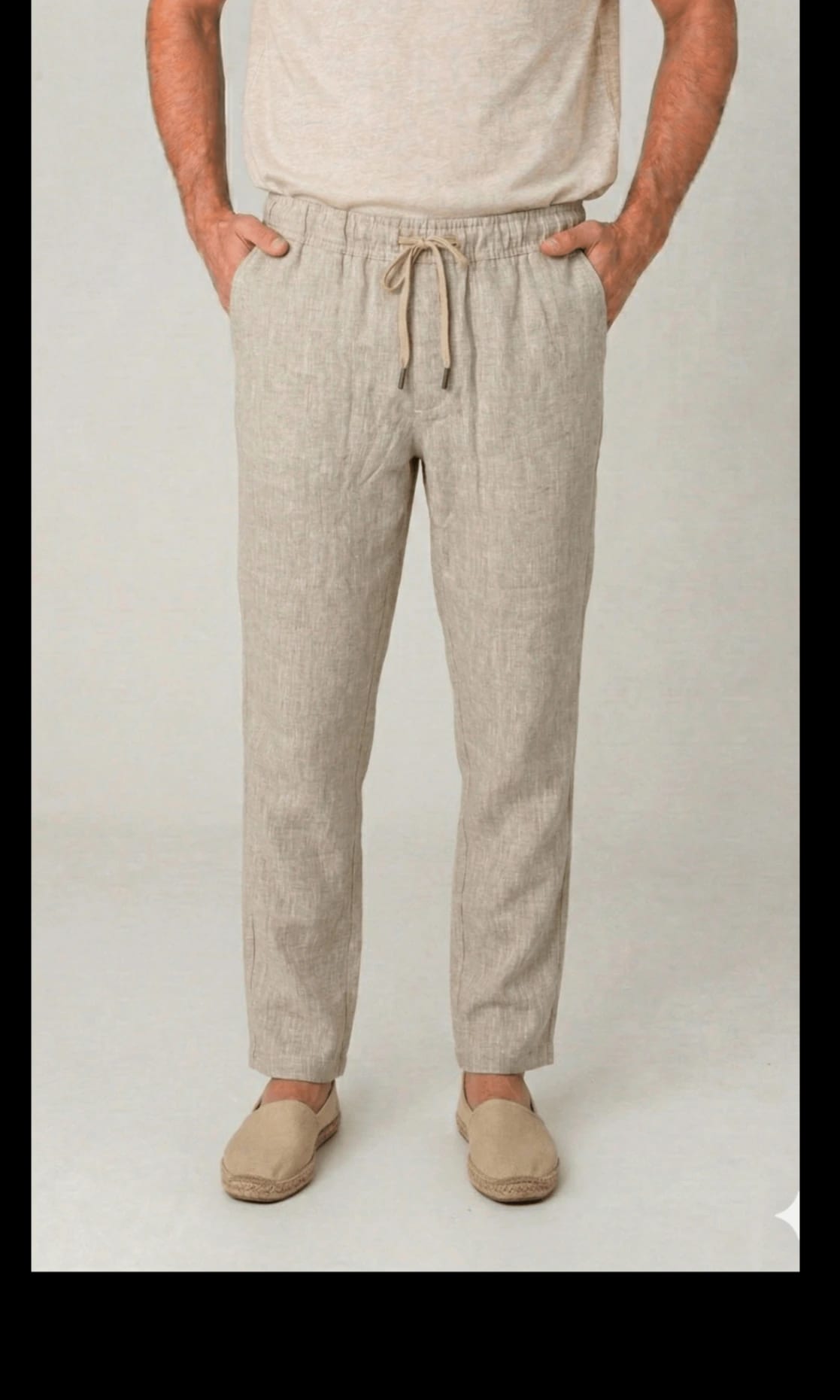 Pantalon Lino Resortado JS - imagen 2
