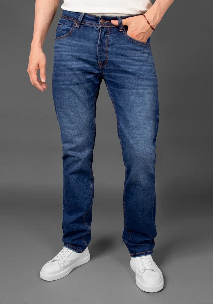 Jean para Hombre Azul Medio Thunder - imagen 1