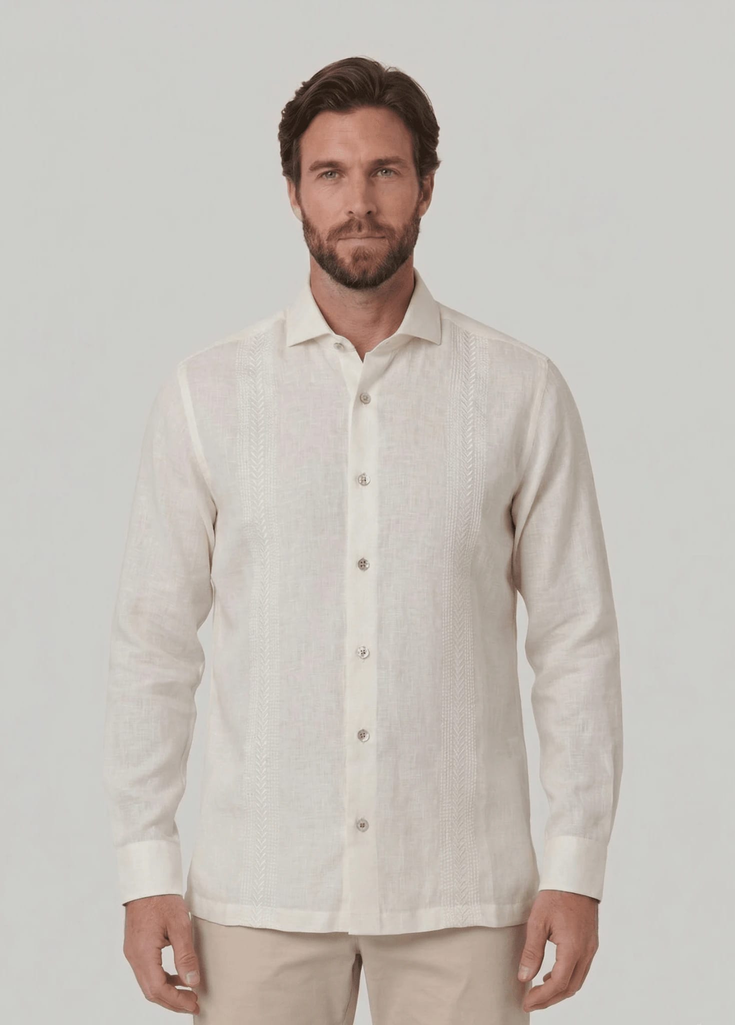 Guayabera ml bordada 010125065 - imagen 1