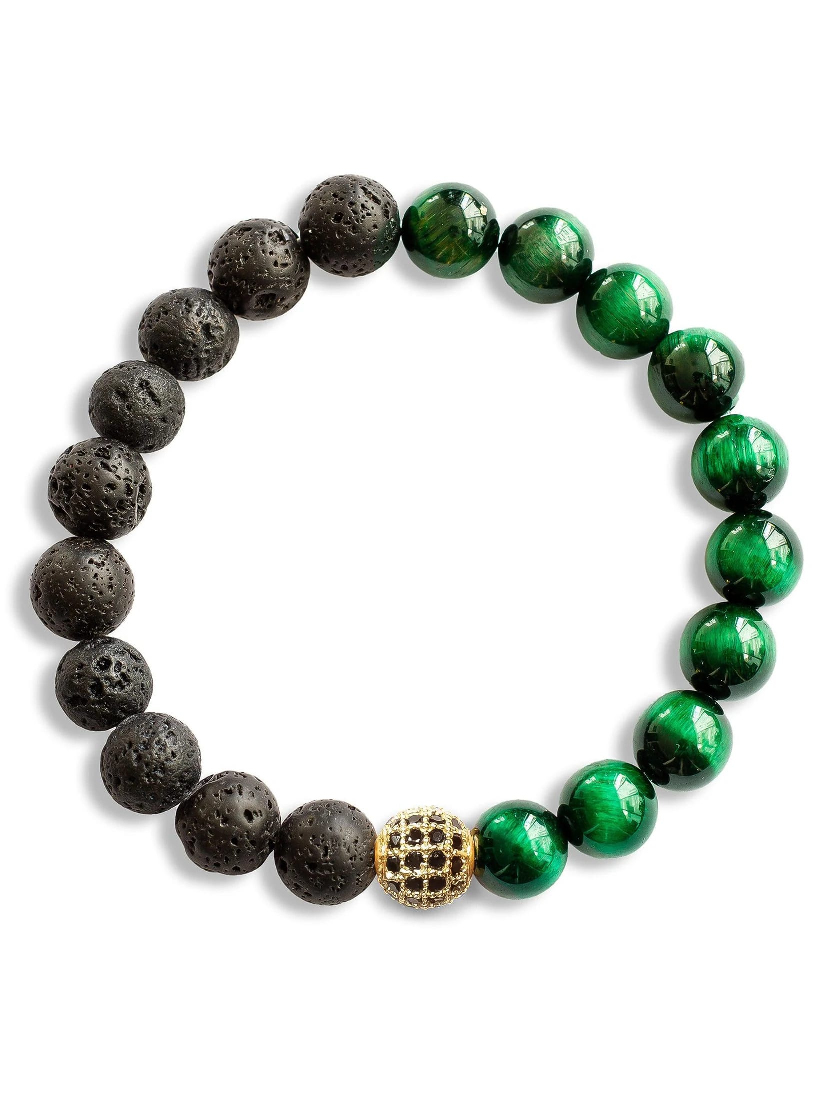 Brazalete Tigre Verde Volcán 8mm - imagen 3