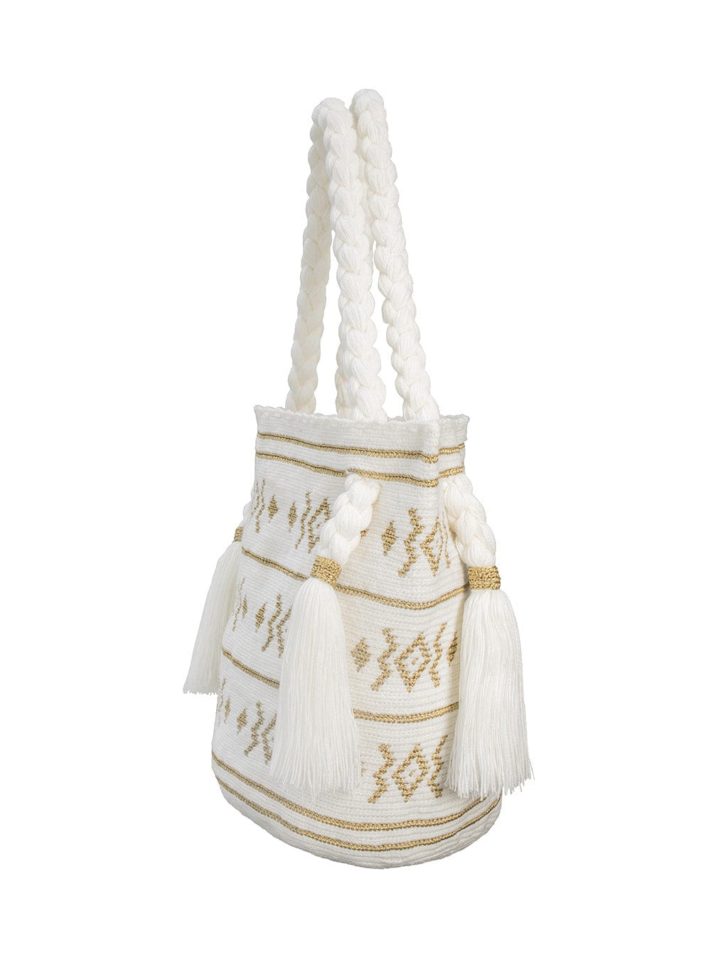 Tote bag  wayuu silver gold - imagen 4