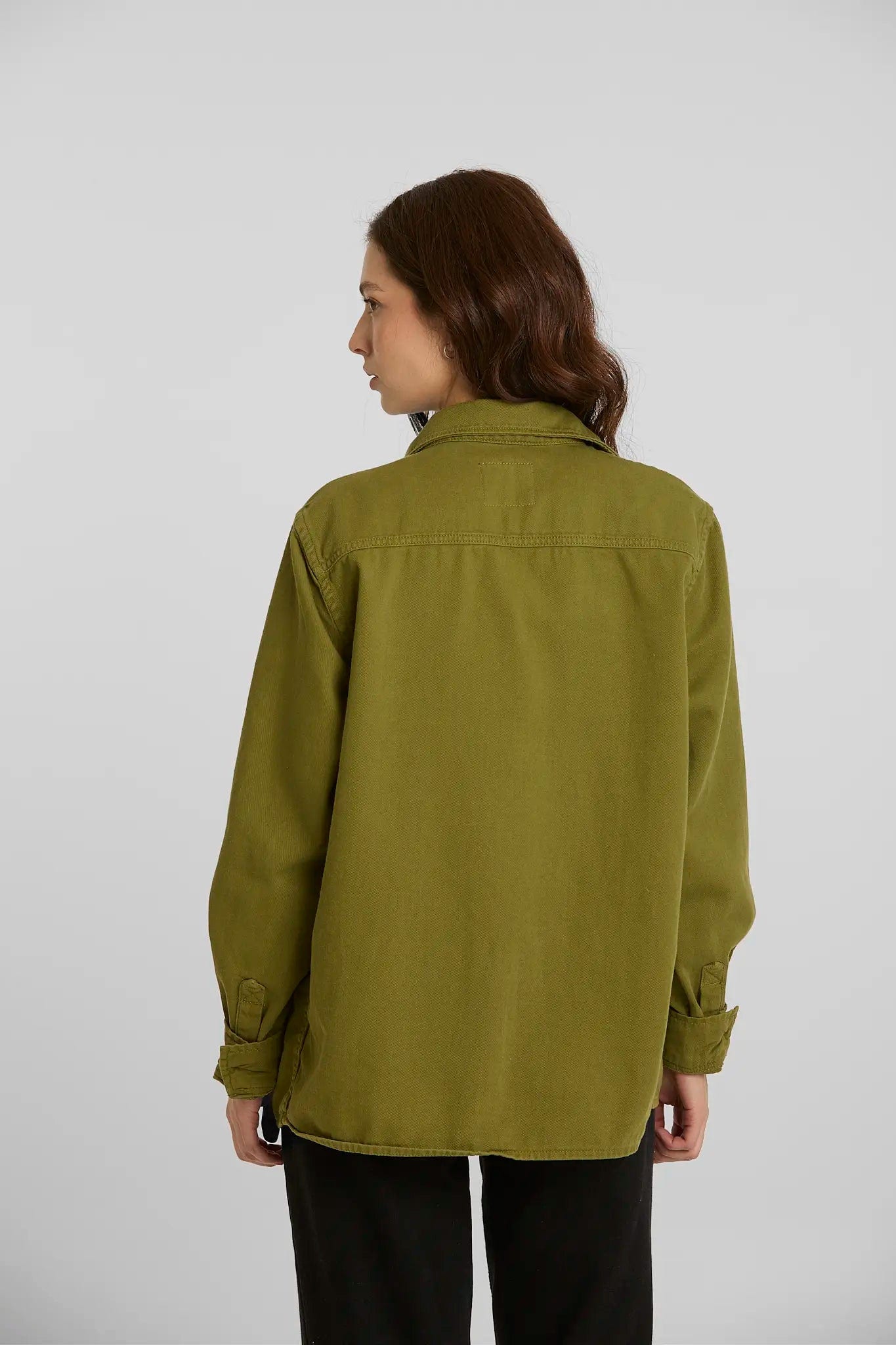 Sobrecamisa verde aceituna - imagen 11