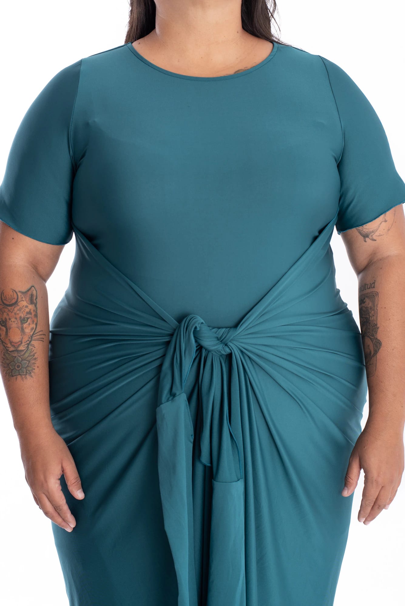 Vestido Diverso Petróleo - imagen 4
