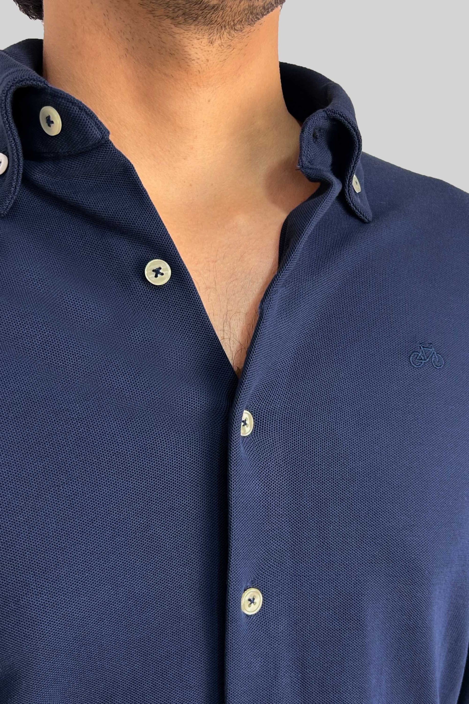 CAMISA PIQUE NAVY - imagen 2