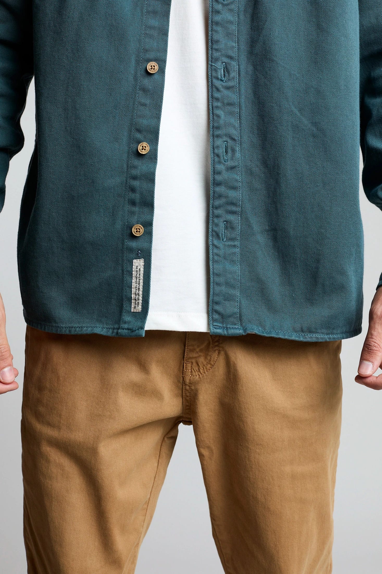 Sobrecamisa verde petróleo - imagen 2
