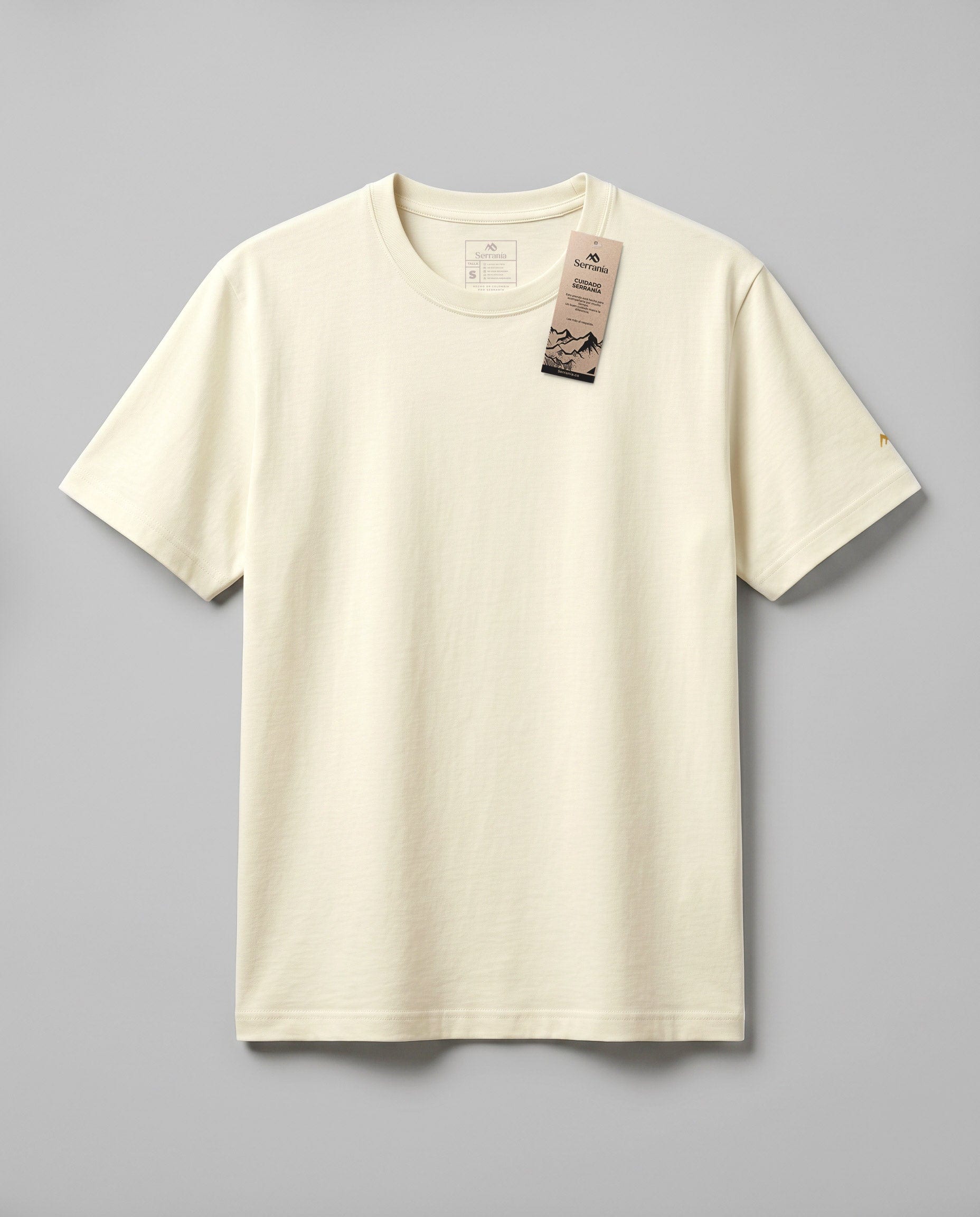 Camiseta Slim Fit Marfil - imagen 2