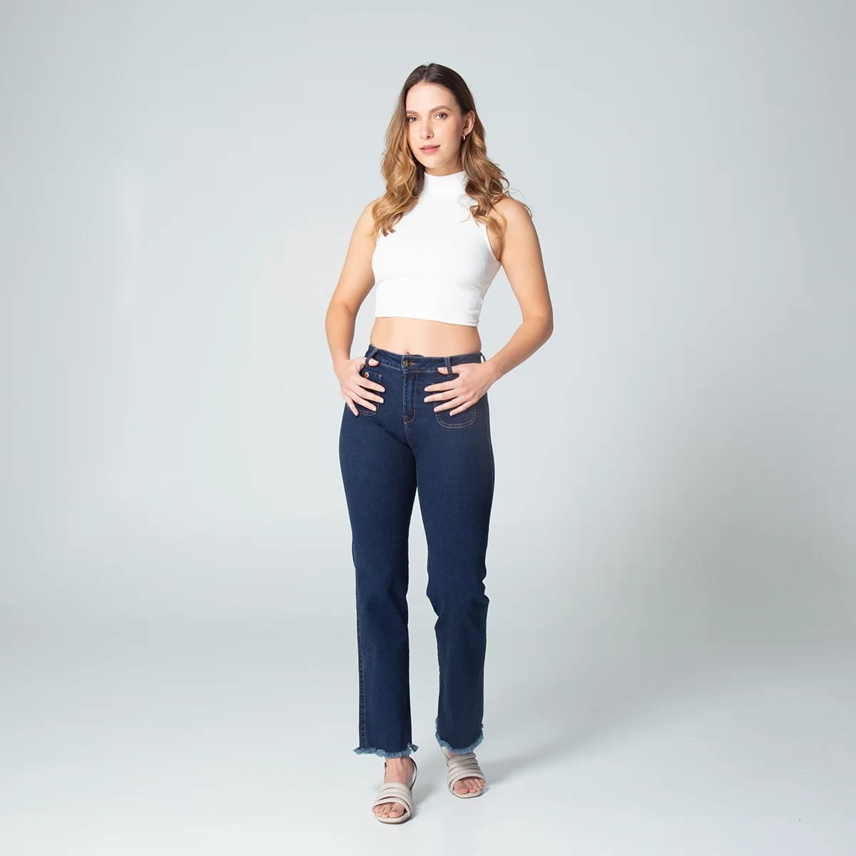 Crop Top Cuello Tortuga Sasha - imagen 2