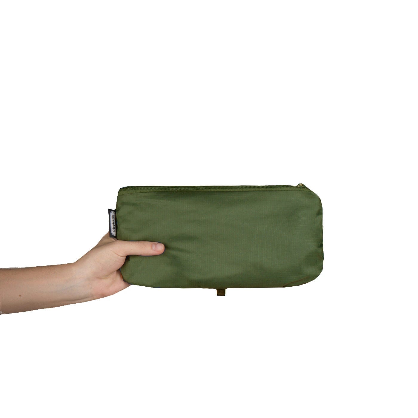 Bolso City Manos Libres Plegable Verde Militar - imagen 2