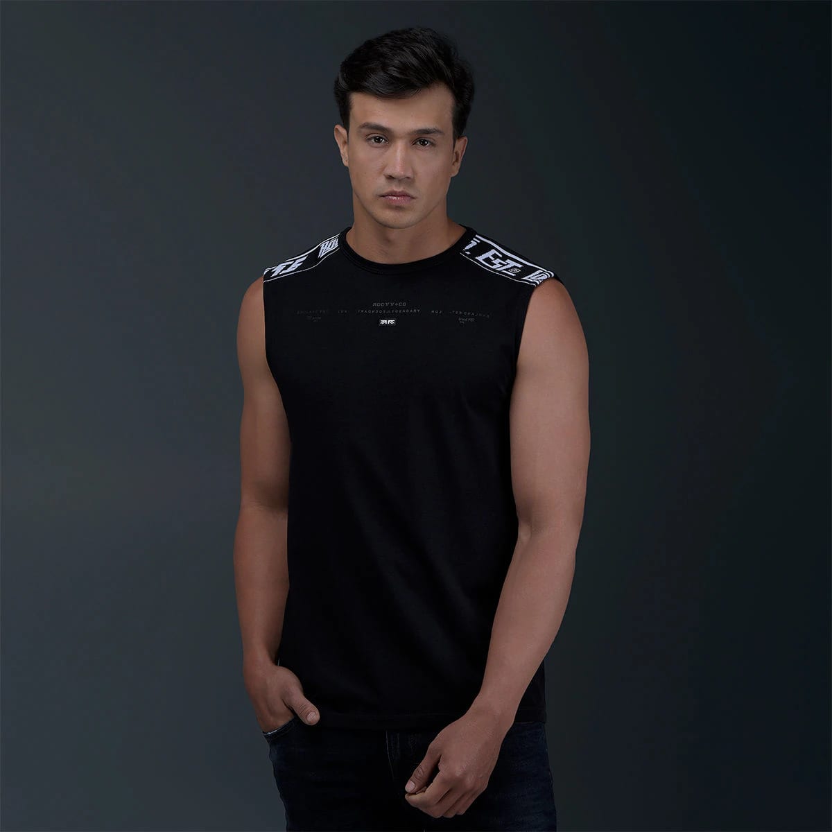Camiseta Manga Sisa Negra - imagen 1