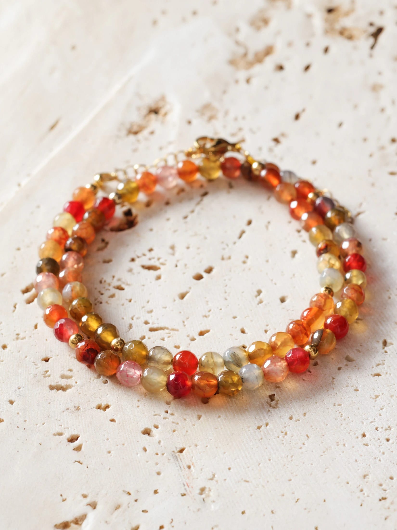 Collar Agata Multicolor 6mm - imagen 1