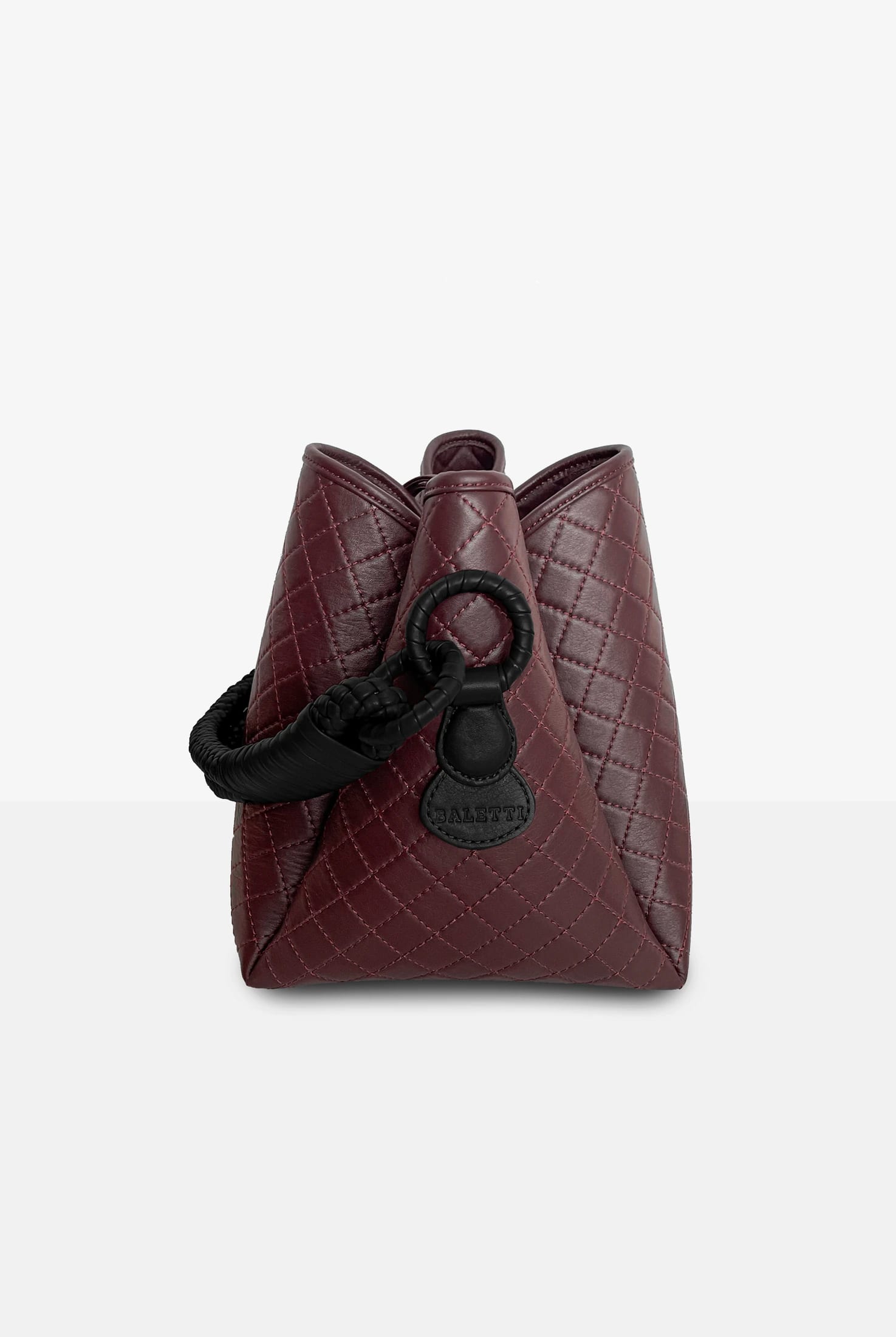 Tulip Bucket Bag, Burgundy  & Black - imagen 3