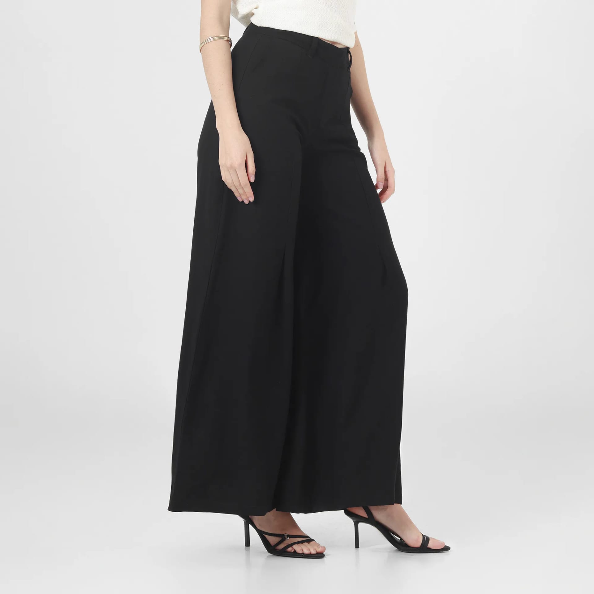 Pantalon Tiro Alto Bota Palazzo - imagen 6