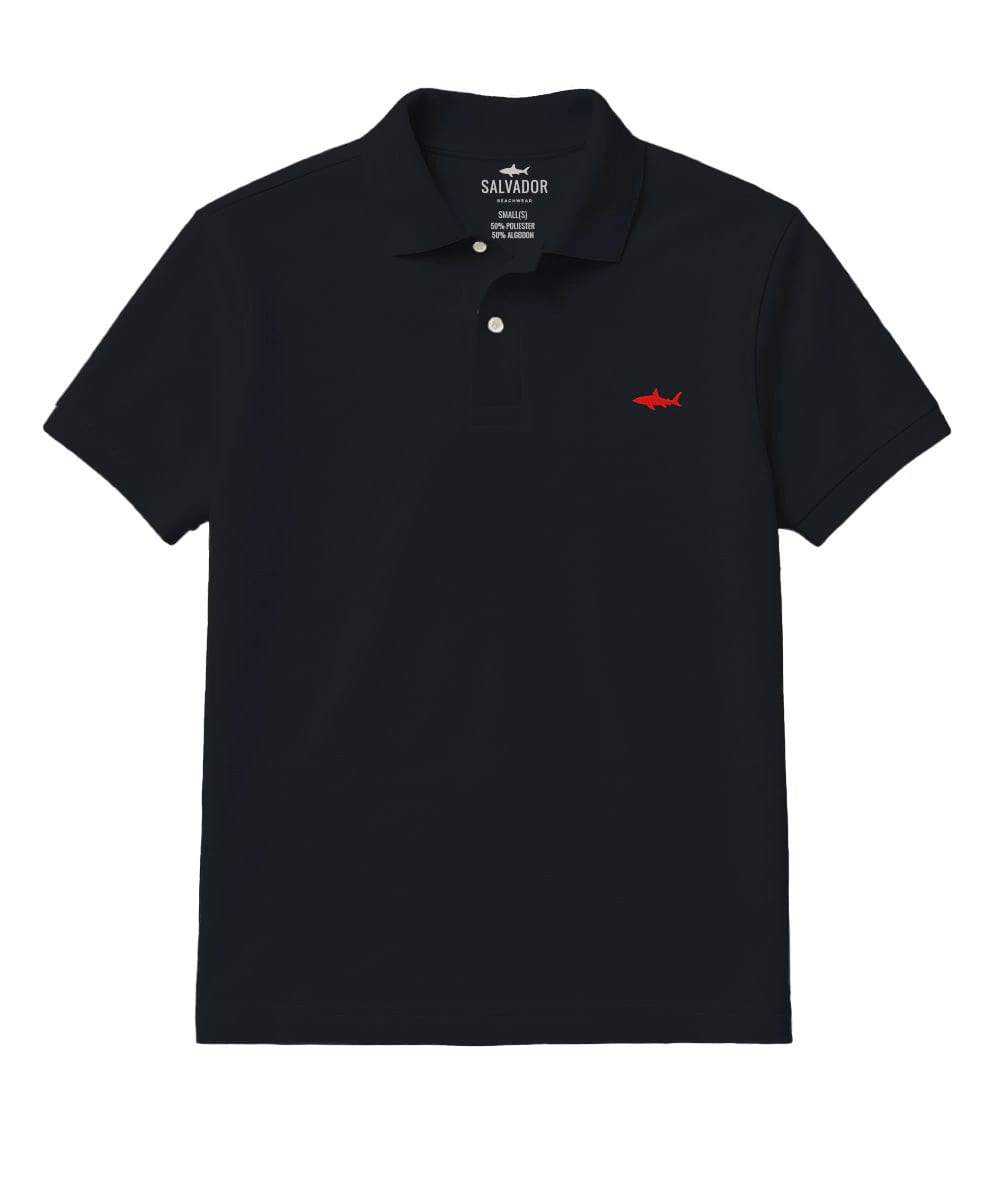 CAMISETA POLO NEGRA - imagen 1