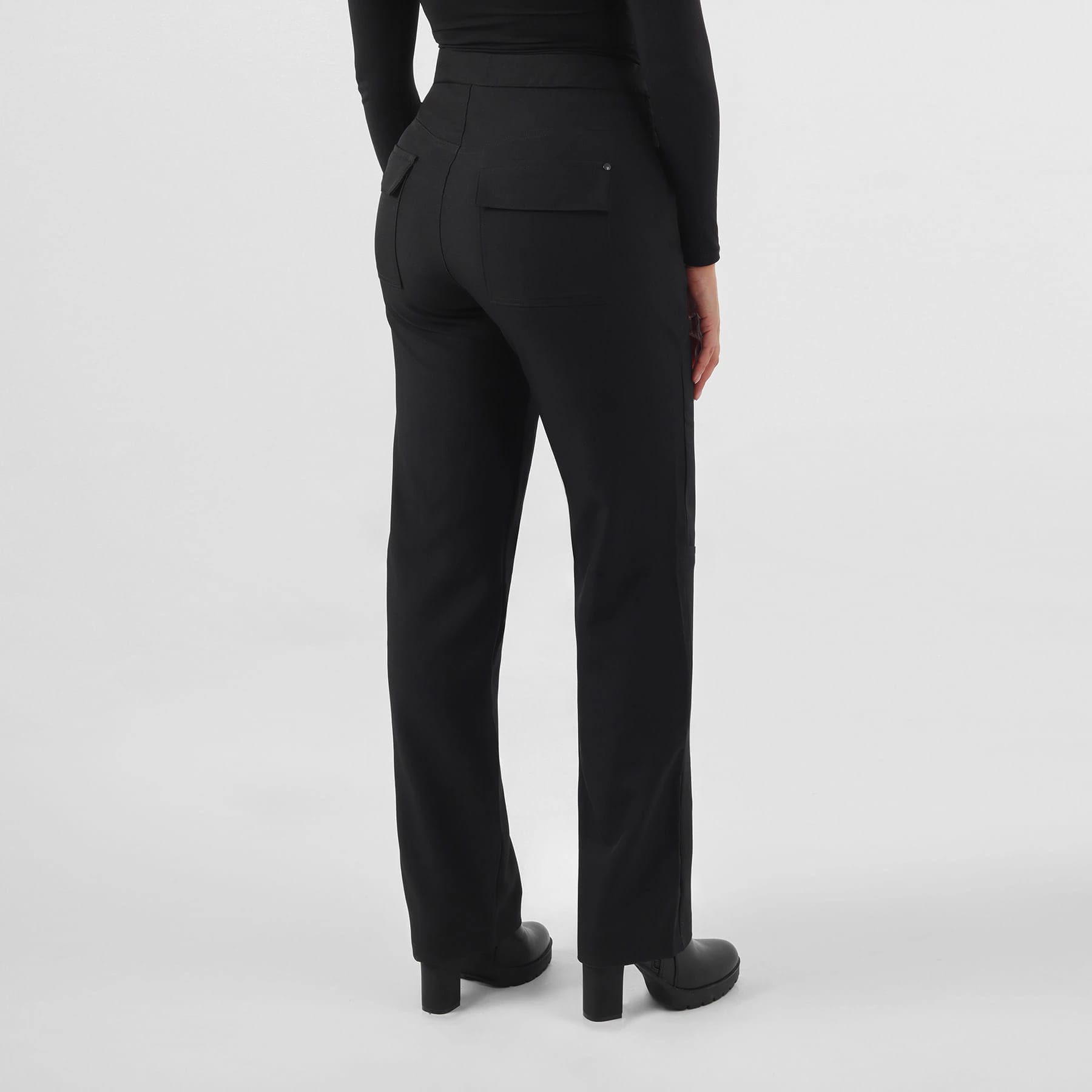 Pantalon Bota Recta Tiro Alto - imagen 3