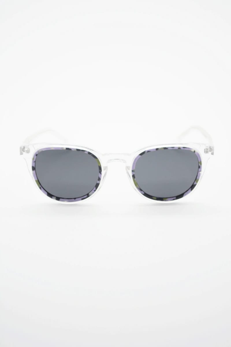 gafas de sol seventeen transparente terrazo morado - imagen 1