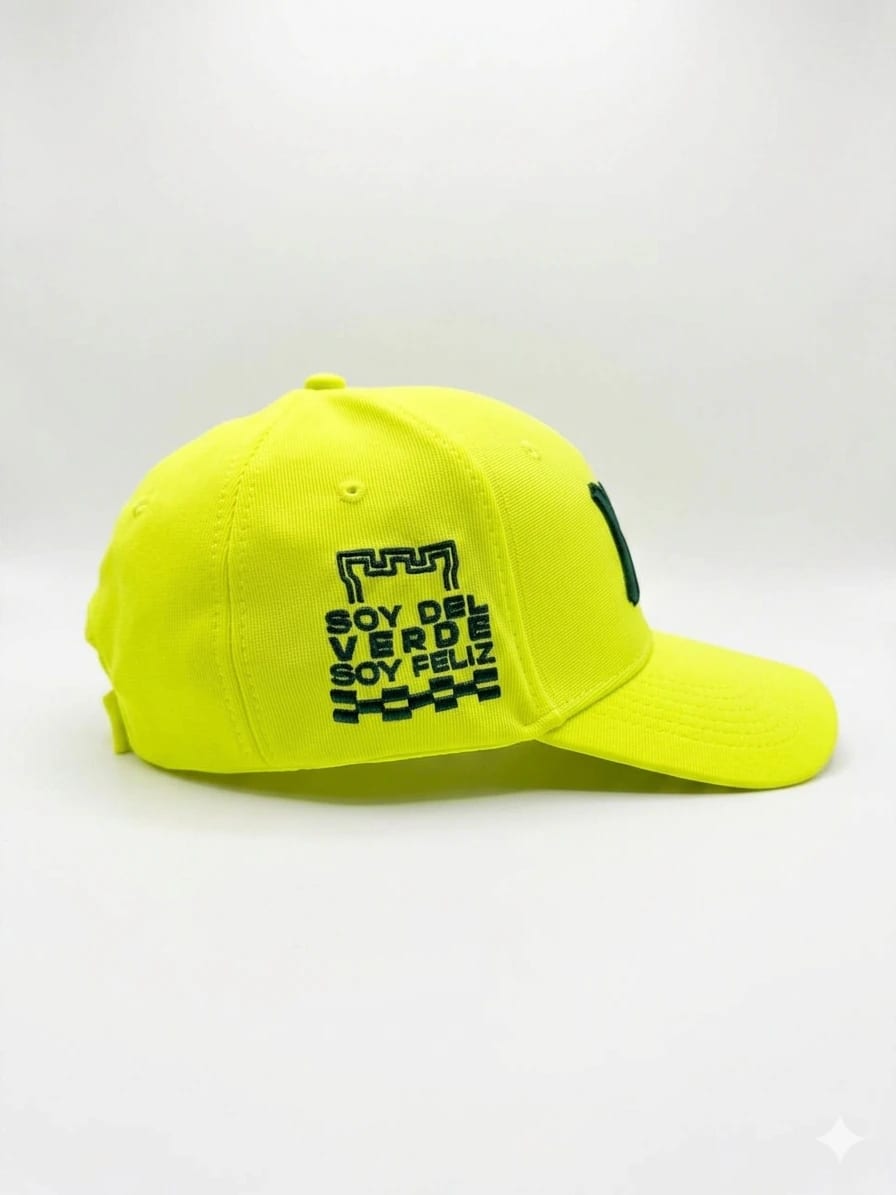 GORRA VERDE FOSFORECENTE A/N CURVO - imagen 2