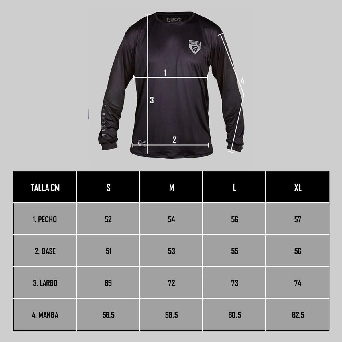 Jersey FGTV Manga Larga Negro / Negro - imagen 5