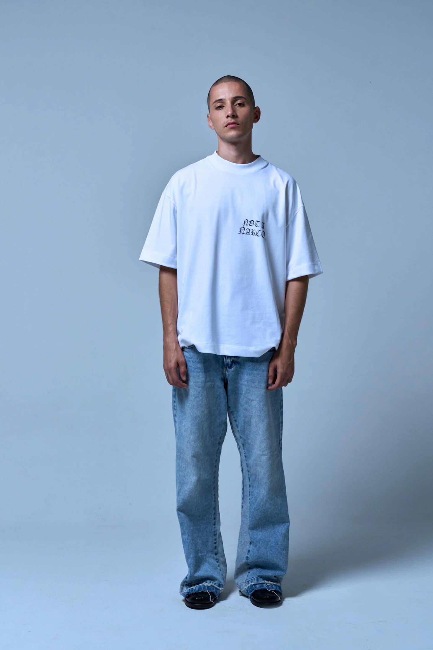 NOT A NARCO FW25 WHITE T-SHIRT - imagen 3
