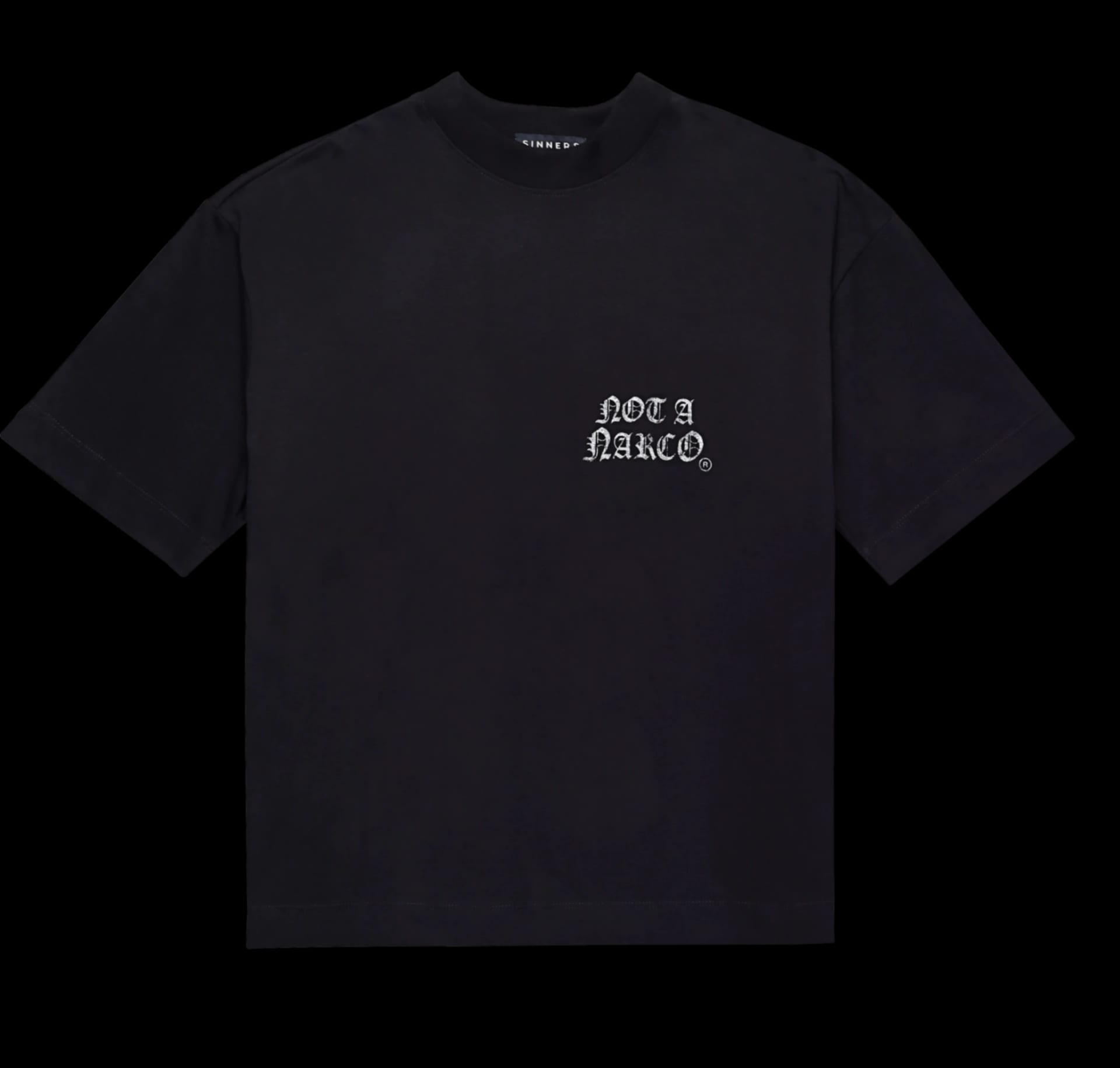 NOT A NARCO FW25 WHITE T-SHIRT - imagen 2
