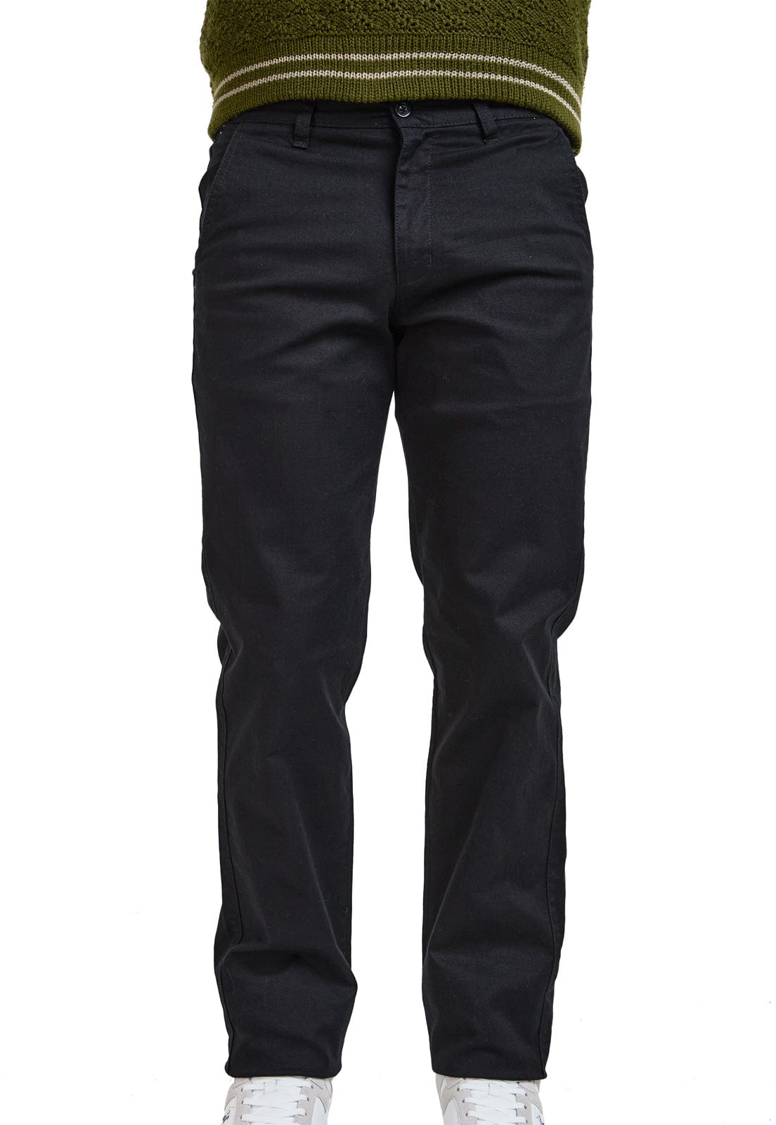 Pantalón dril negro con spandex y textura - imagen 5