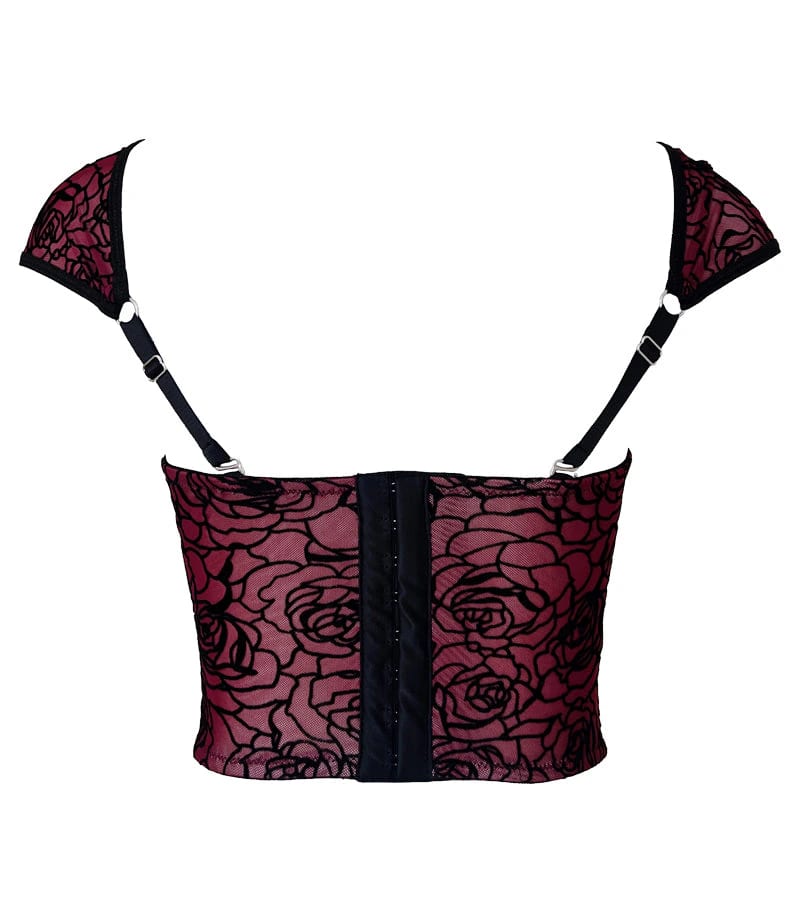 CORSET REVERIE VINO - imagen 2