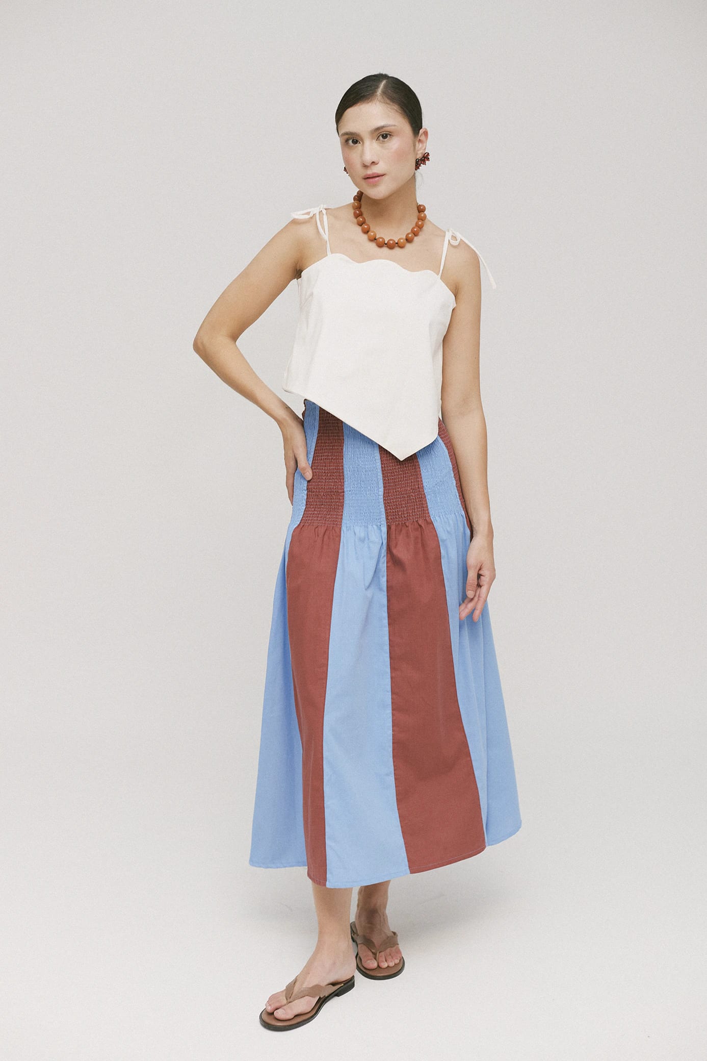 Falda Shirred Luces - imagen 7