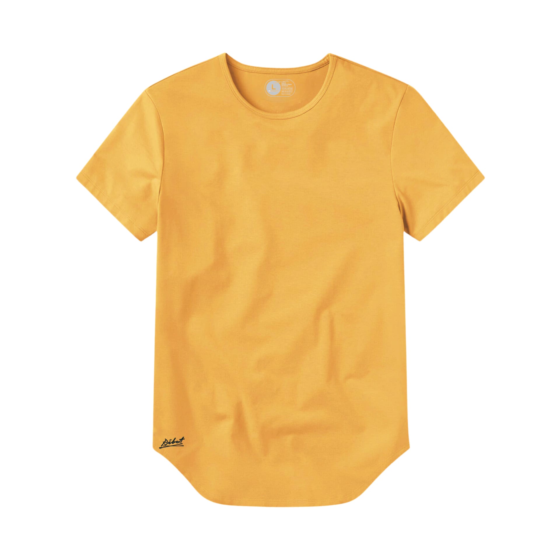 Camiseta Básica Curve Mostaza - imagen 2