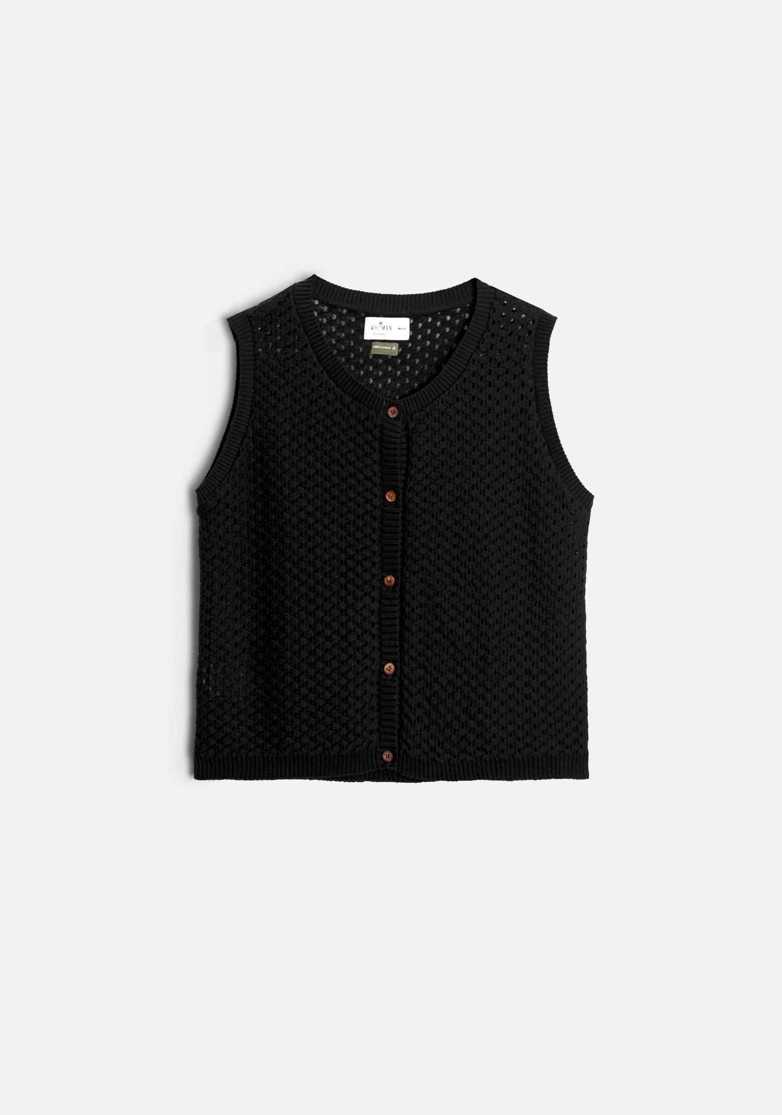 Chaleco M Meurisse Tejido Negro - imagen 1
