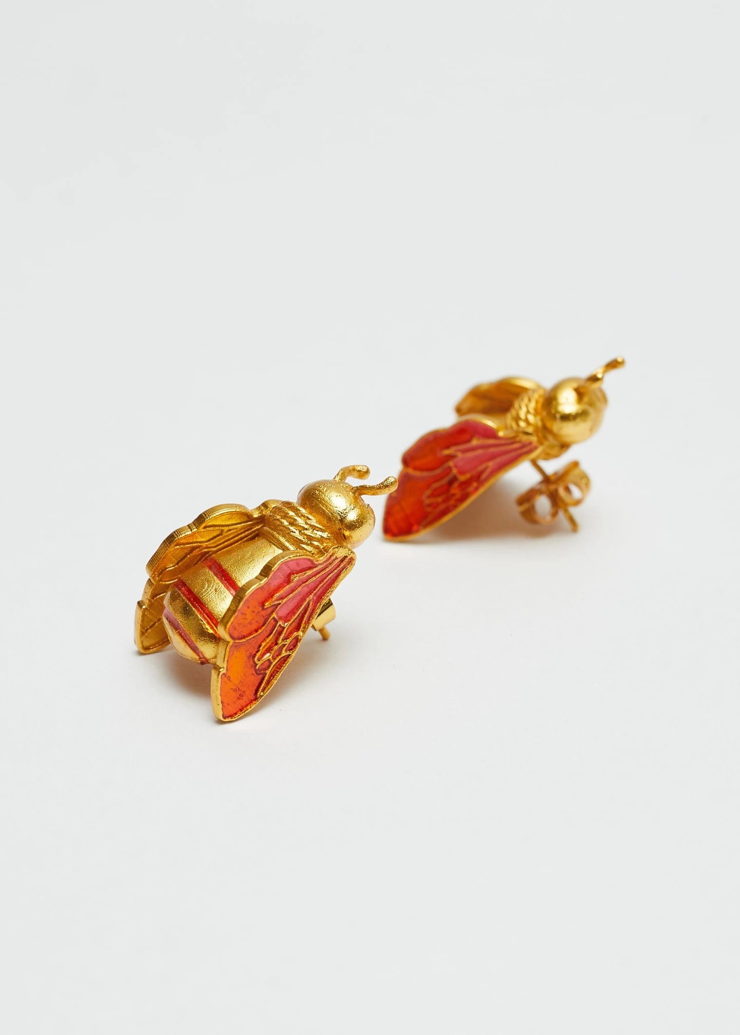 Aretes The Queen Bee Naranja - imagen 1
