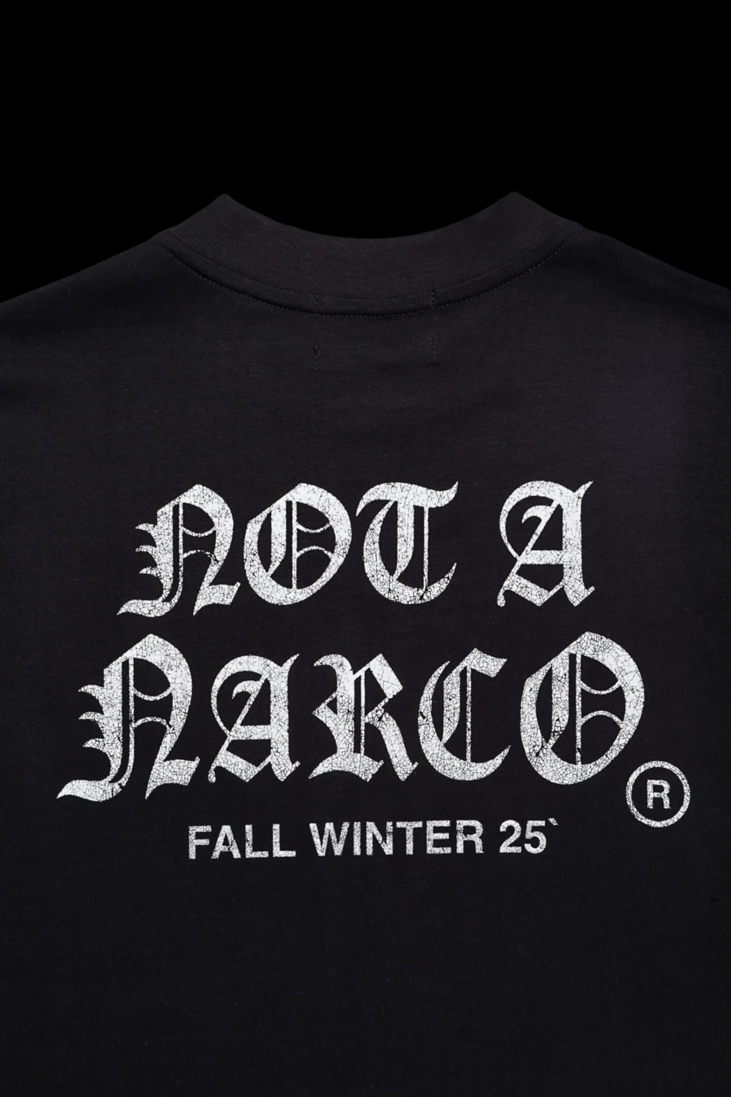 NOT A NARCO FW25 WHITE T-SHIRT - imagen 21