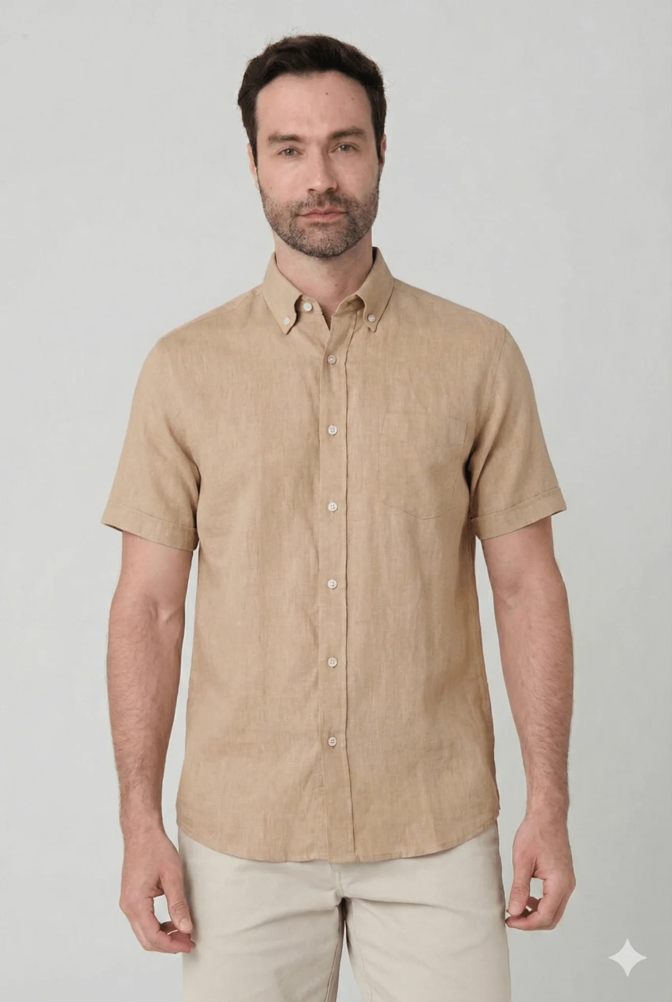 Camisa con bolsillo manga corta para hombre Jon Sonen 027225037 - imagen 8