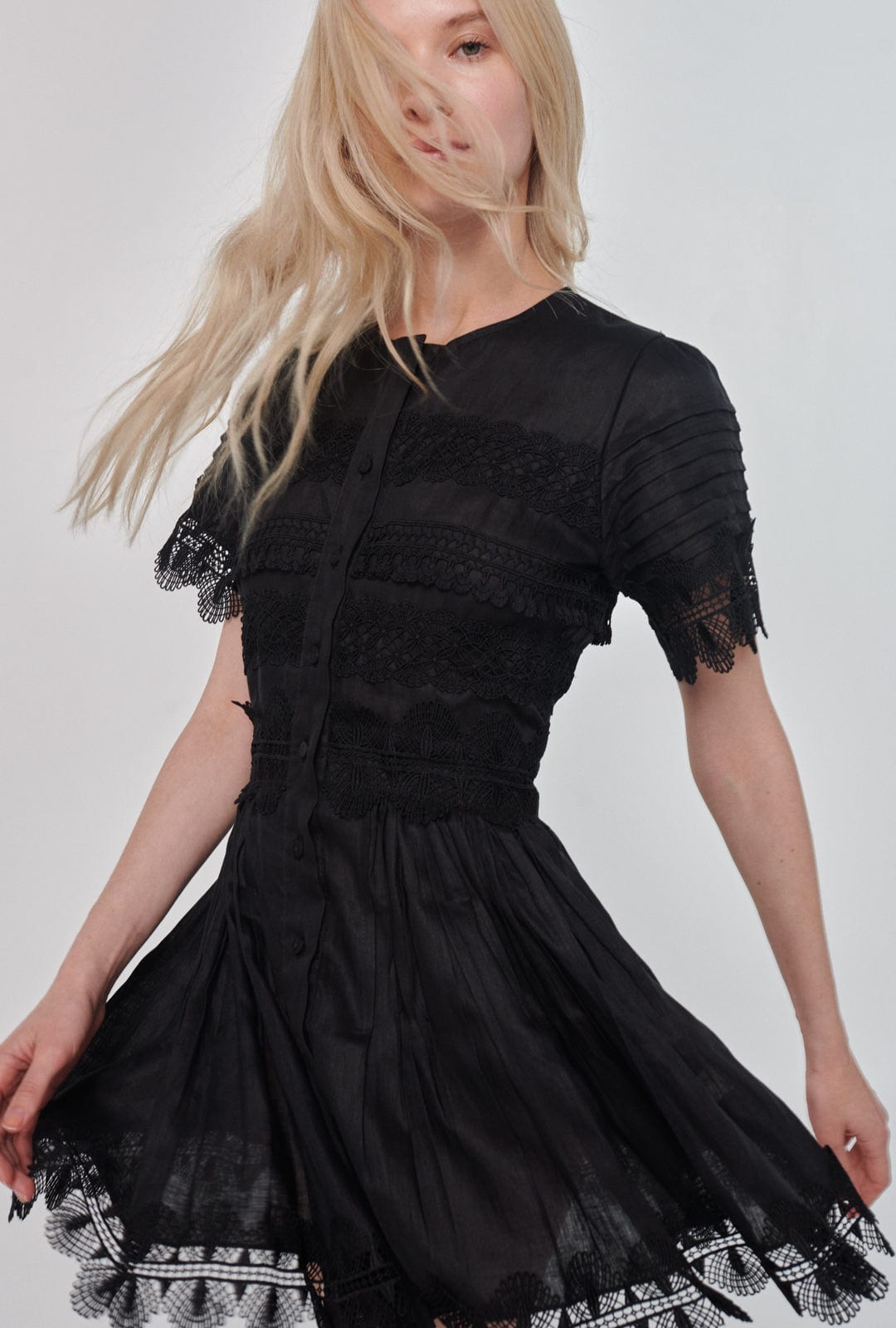 VIOLETTA DRESS BLACK - imagen 5