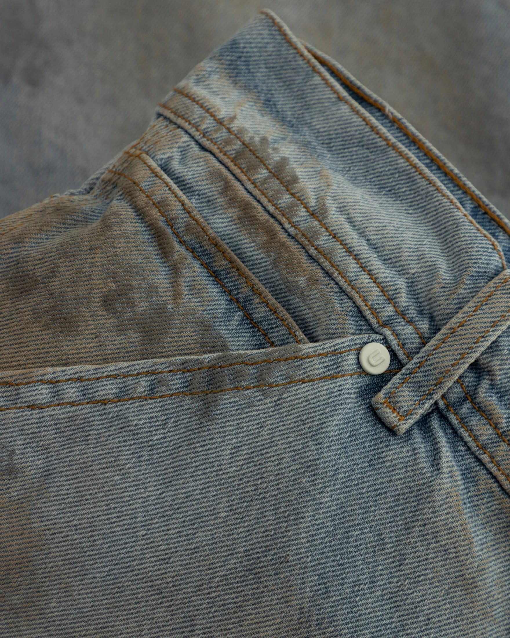 Echoes U Star Wide Jeans Washed Blue - imagen 6