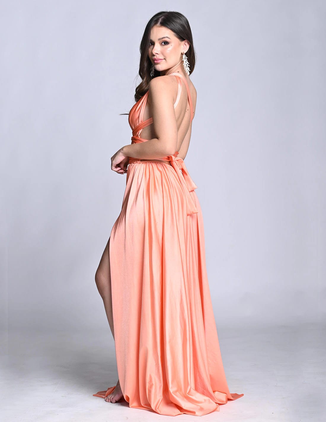 Vestido Plutón Salmon - imagen 6