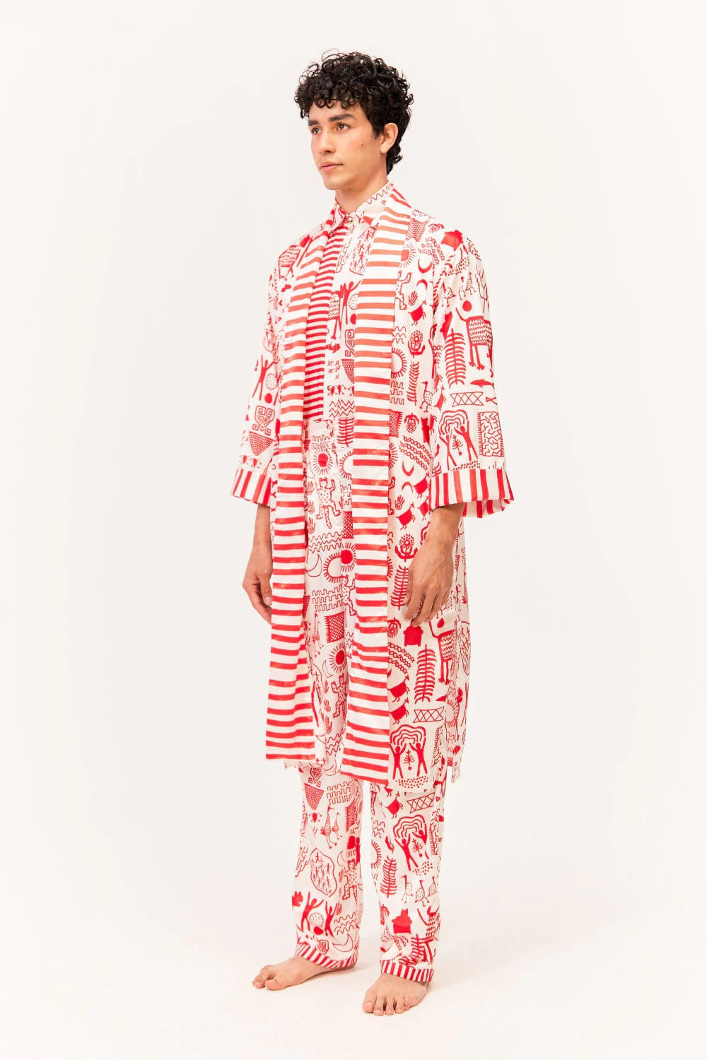 Bata-Kimono Unisex / Rupestre - imagen 2