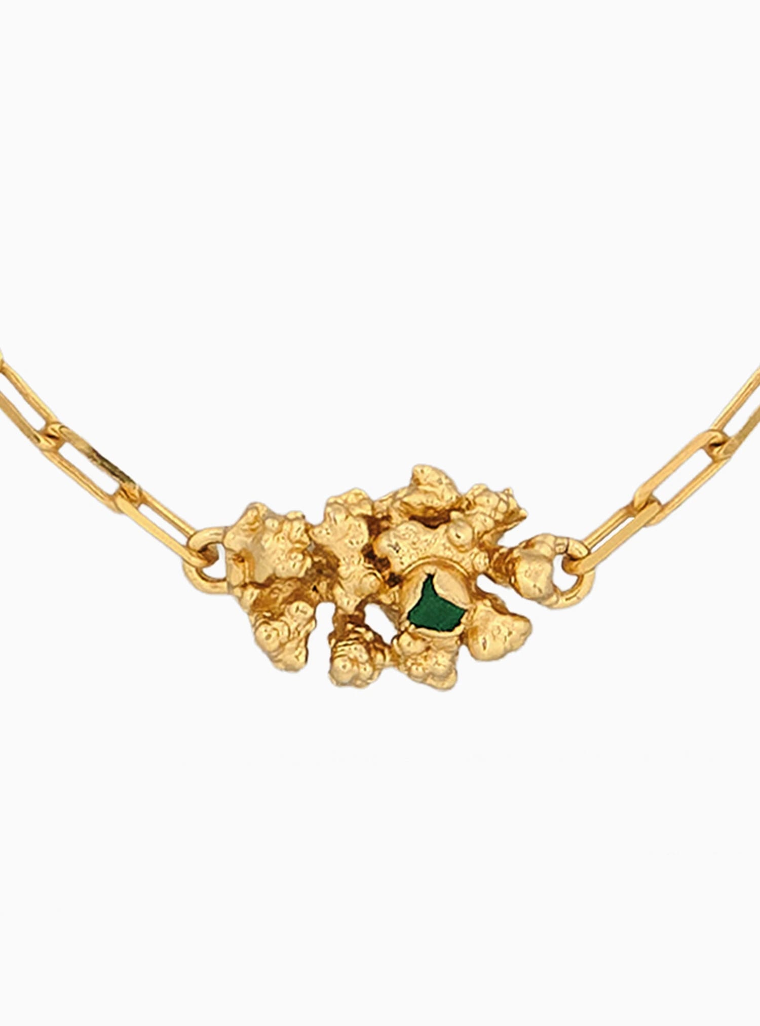 Aura Emerald Chunk Bracelet - imagen 3