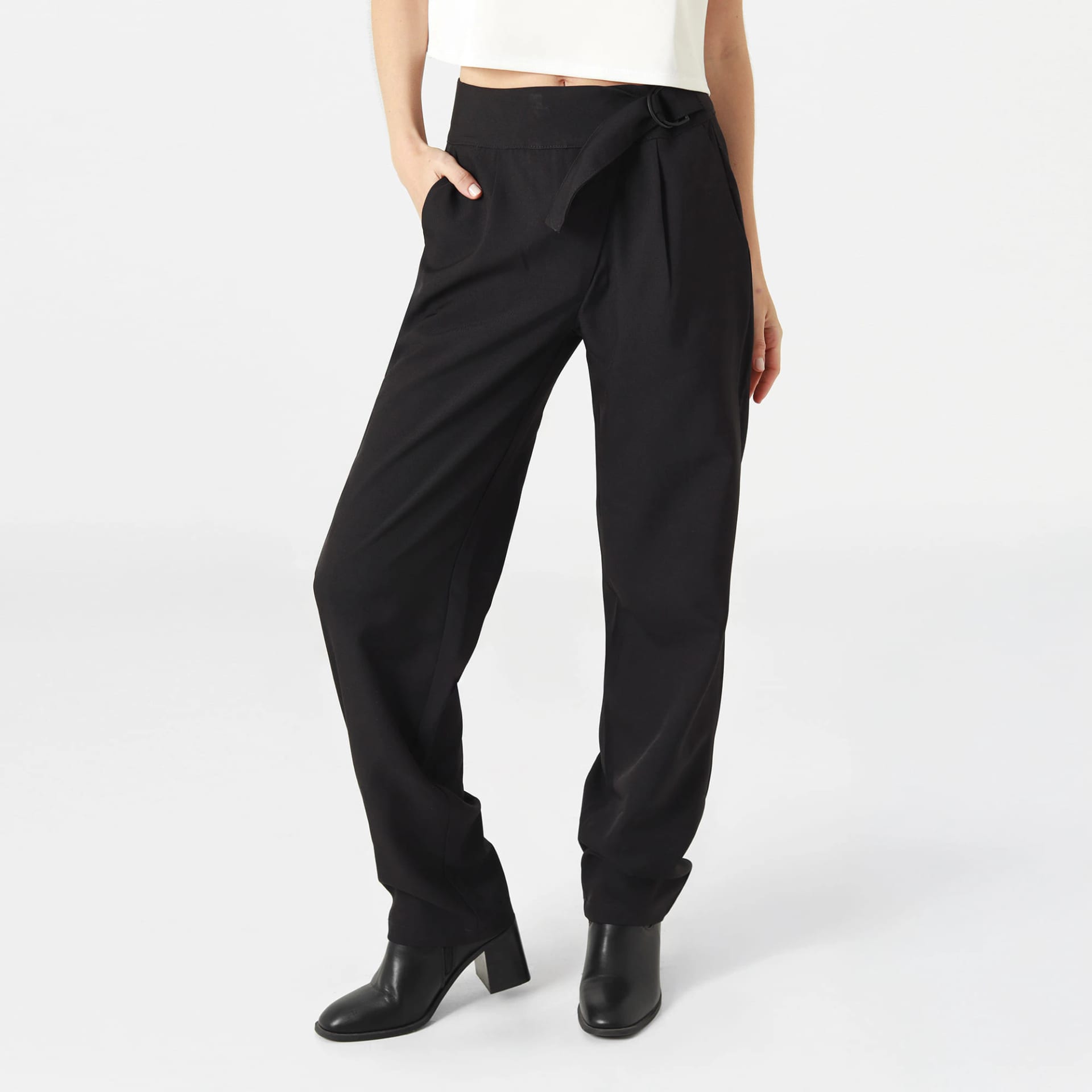 Pantalon Tiro Alto Bota Recta - imagen 3