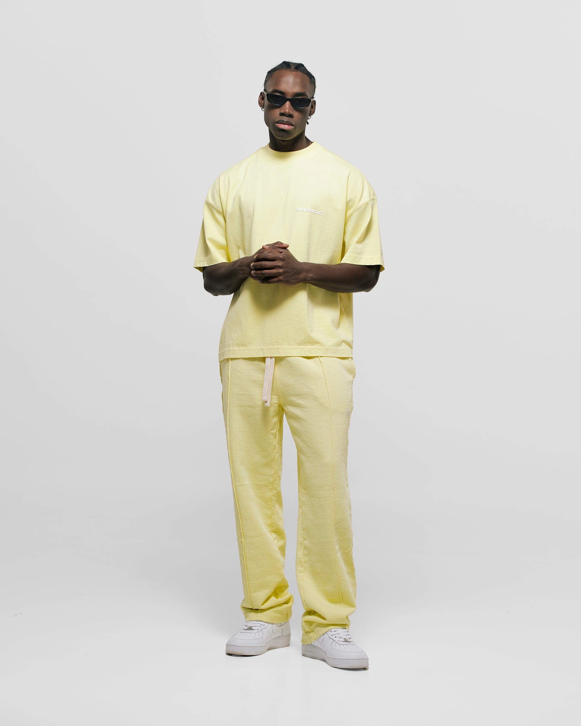 Camiseta Boxy Fit Básica V3 - Amarillo Pastel - imagen 3