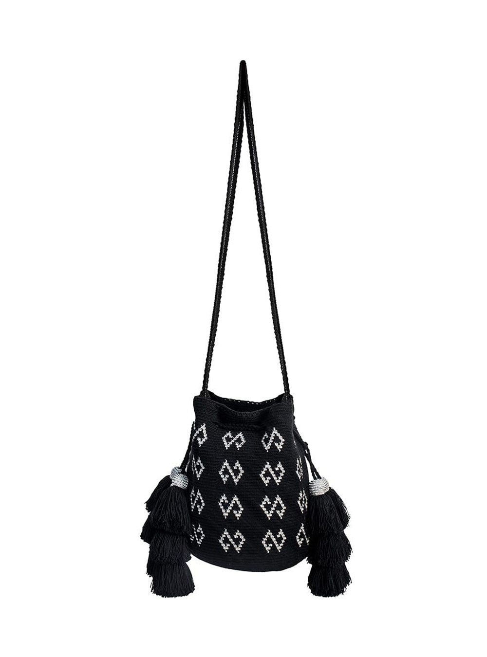 Mochila  Wayuu Silver Black - imagen 1