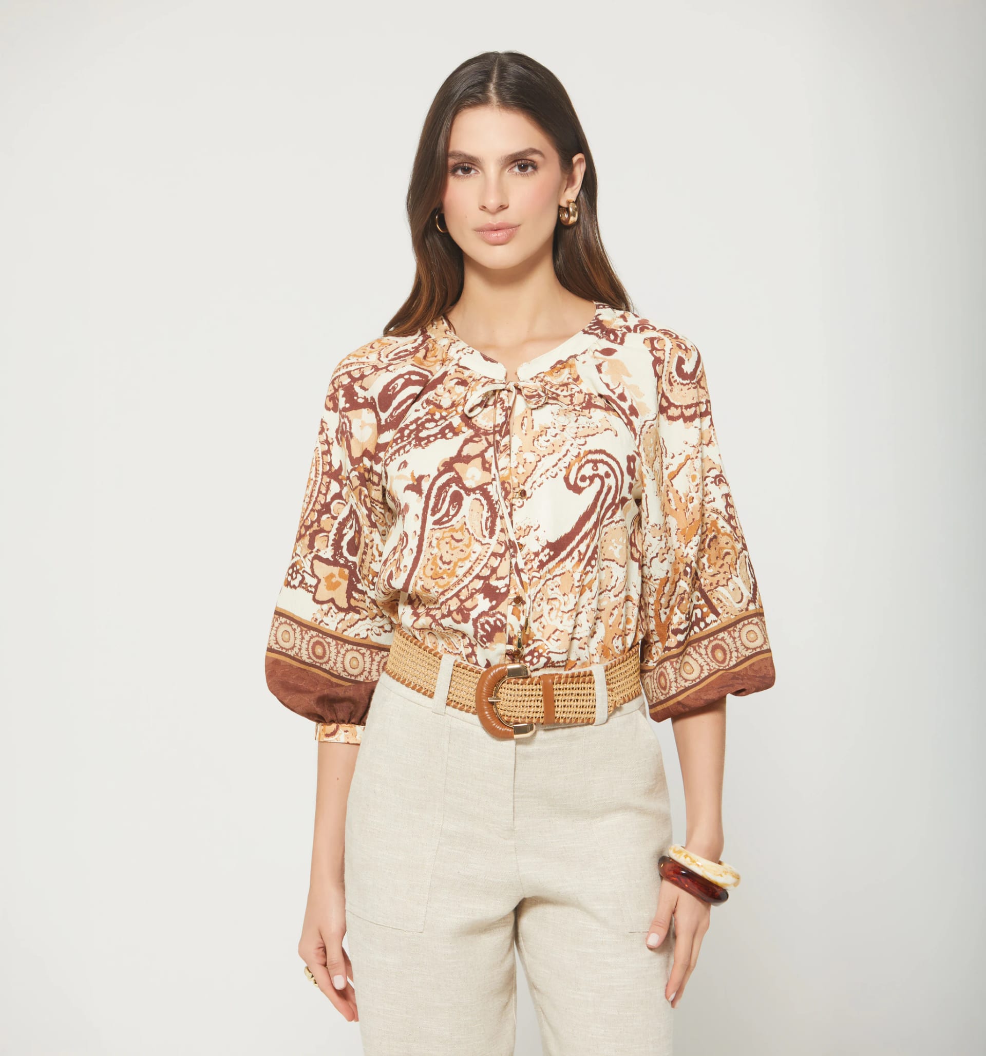 Blusa manga 3/4 - imagen 1