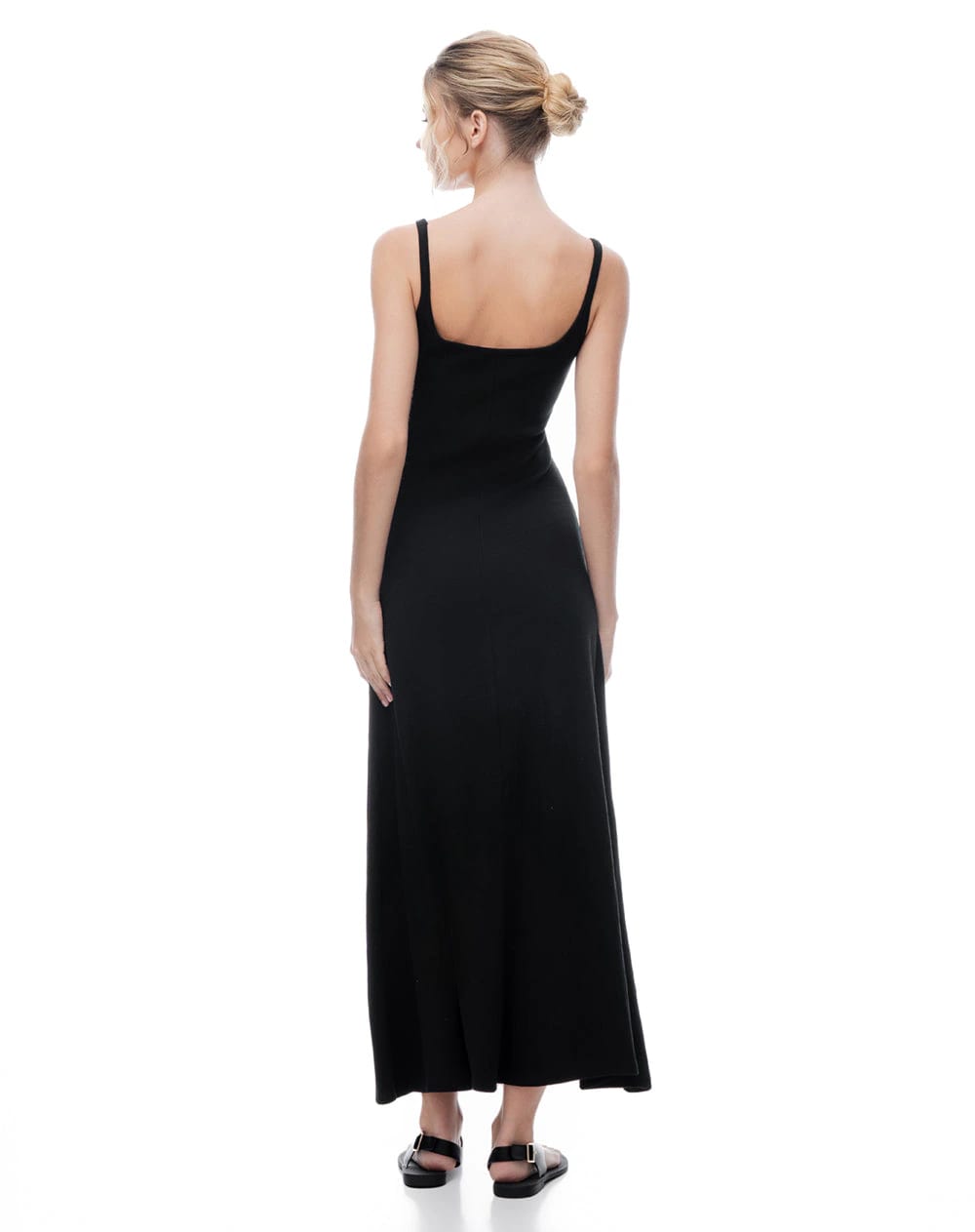 Vestido largo negro mujer - imagen 2