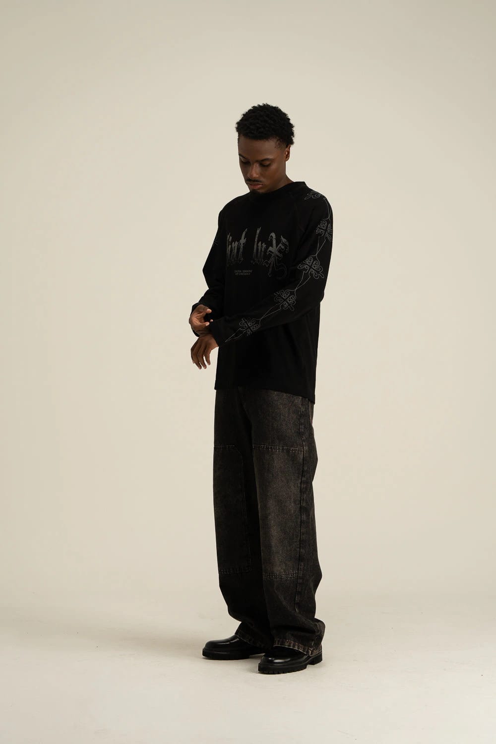SANCTUS BLACK PULLOVER - imagen 5