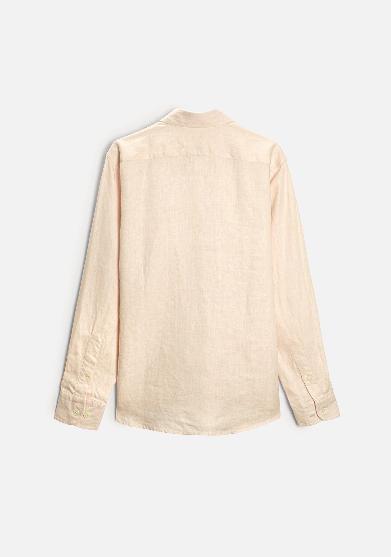 Camisa H CI Lino Unicolor Bols Avena - imagen 4