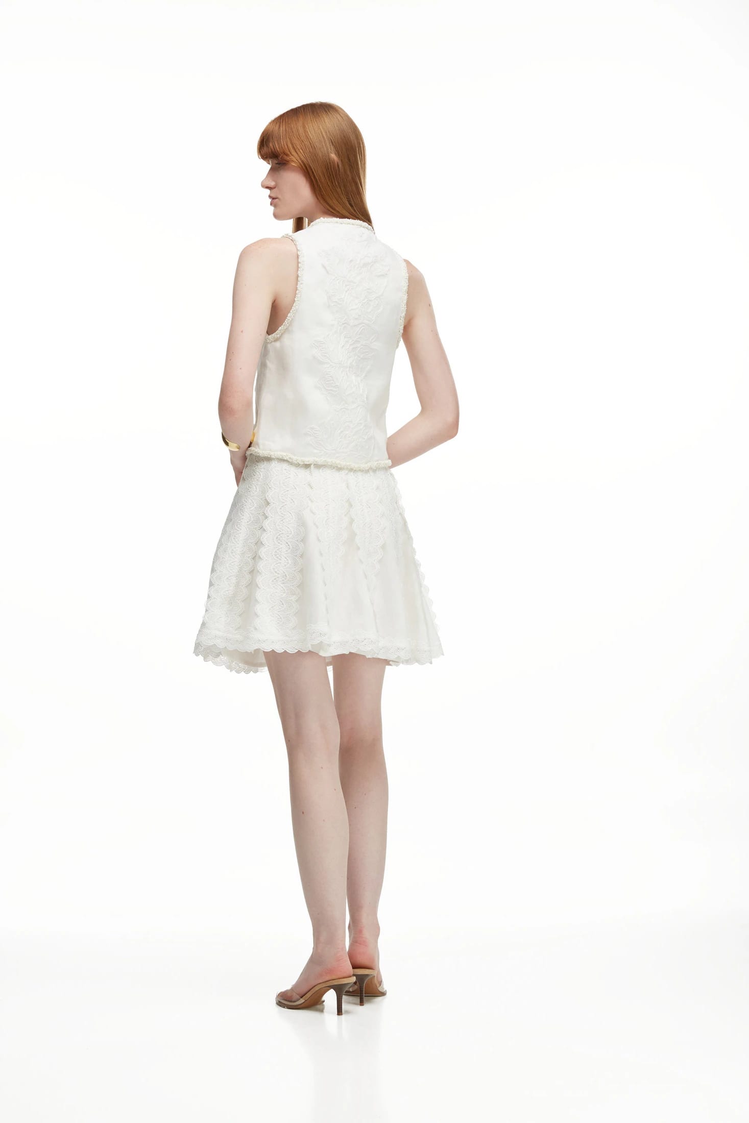 RESPLANDOR MINI SKIRT WHITE - imagen 2