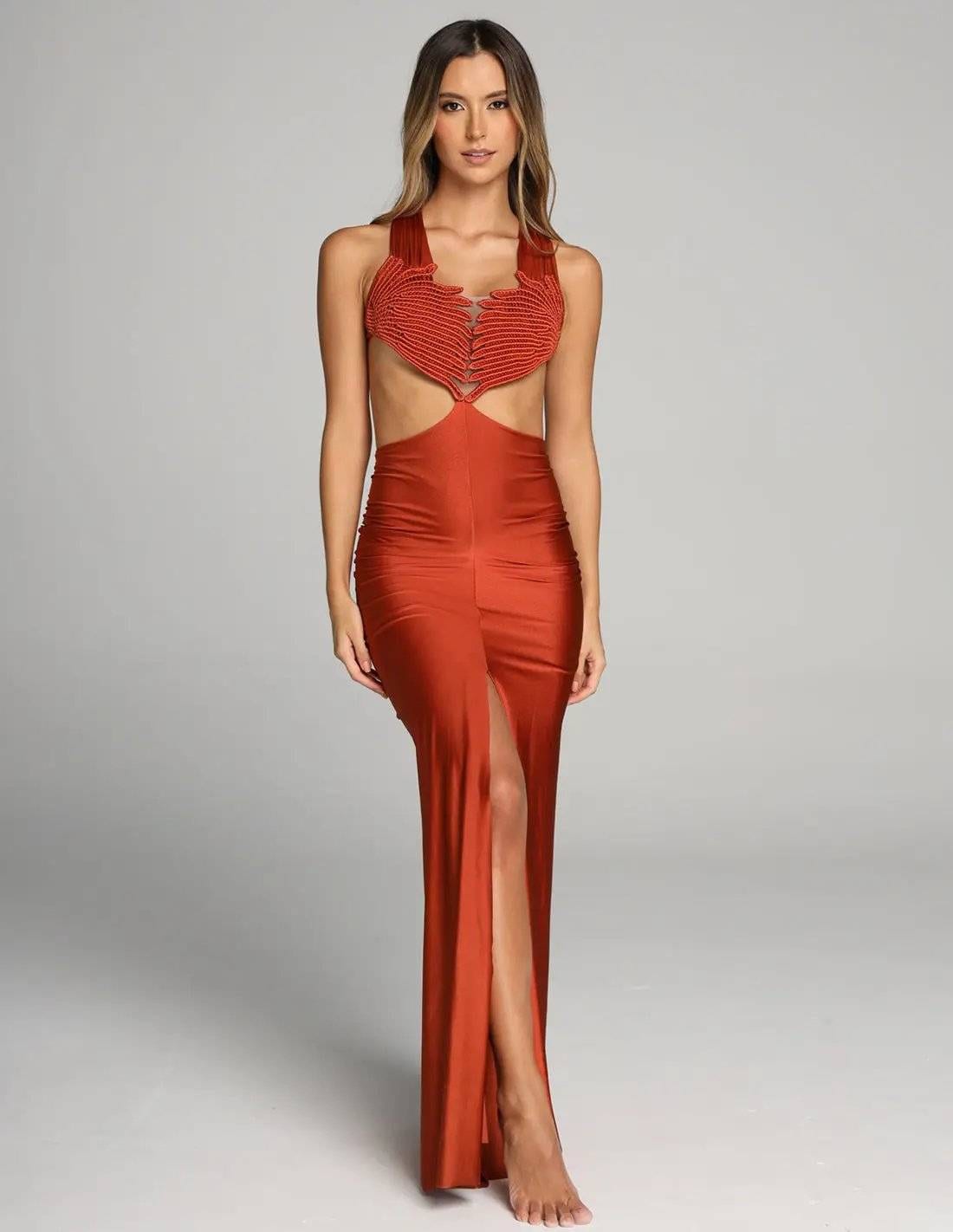 Vestido Iris Ochre - imagen 1