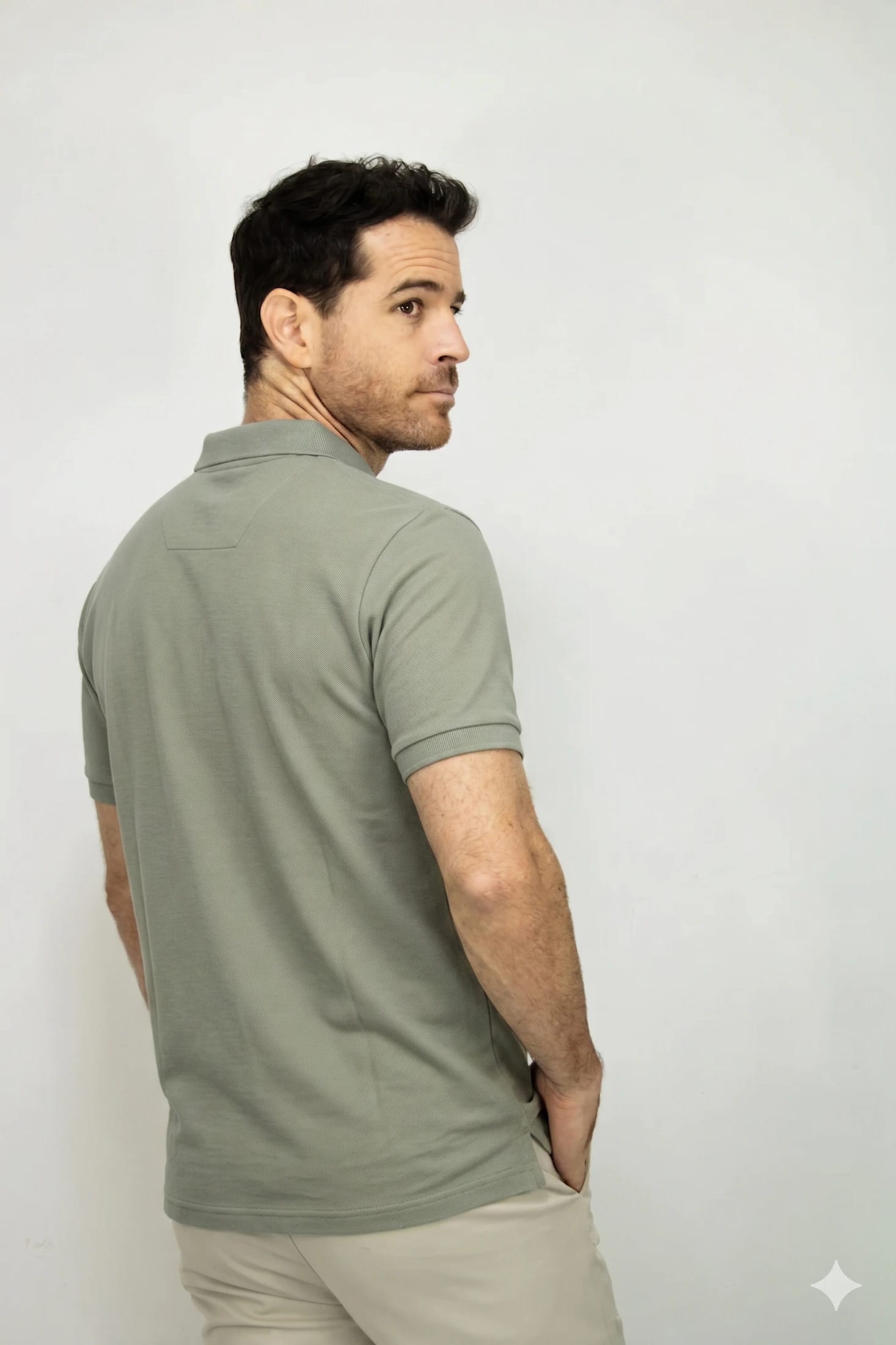Polo Deportiva Verde Dirty Para Hombre - imagen 3