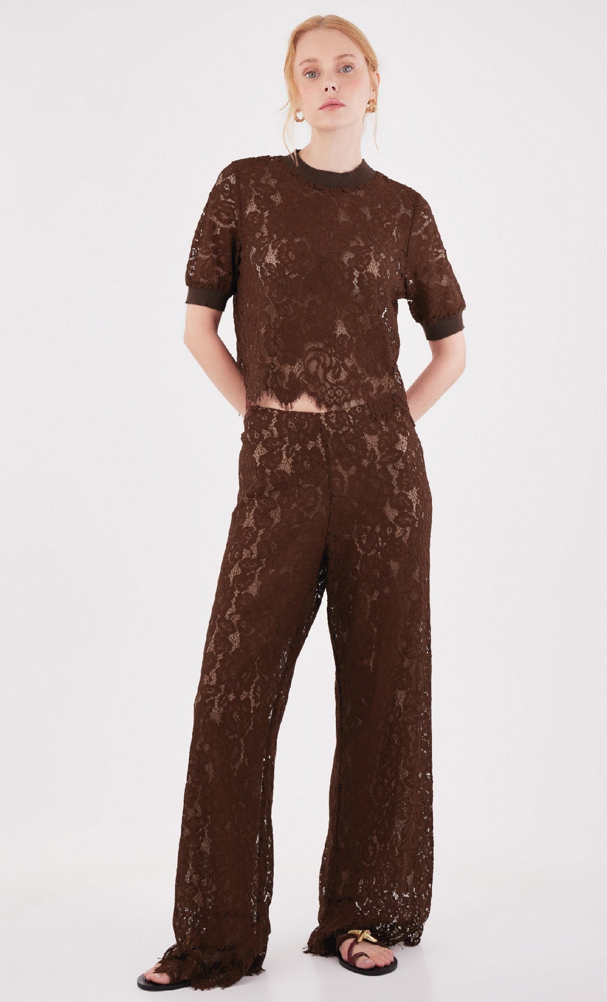 Pantalón largo Jade Chocolate - imagen 2