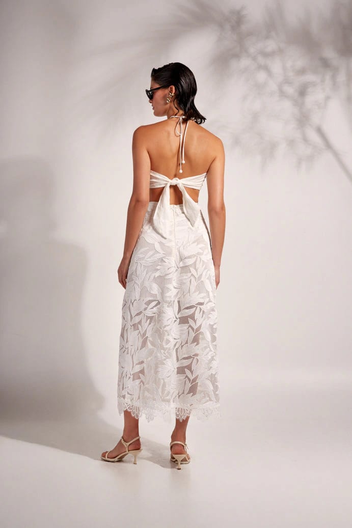 ARYA MAXI SKIRT WHITE - imagen 2