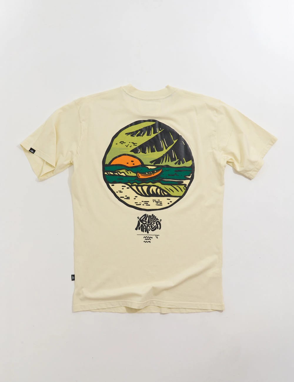 Camiseta Oversize Baja la marea  amarillo pastel Hombre - imagen 13